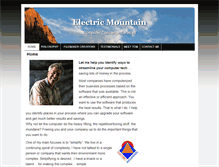 Tablet Screenshot of electricmtn.com